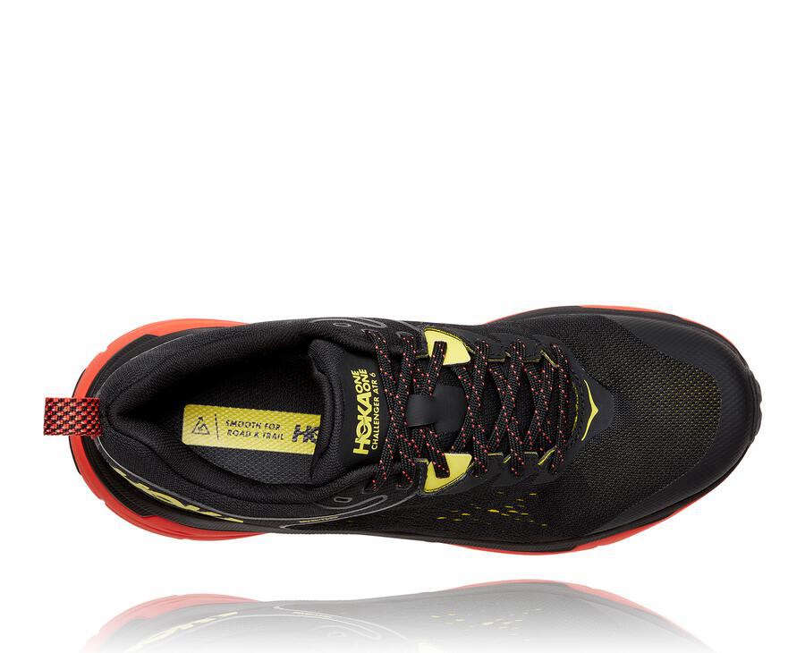 Hoka One One Spor Ayakkabı Erkek Siyah/Kırmızı - Challenger Atr 6 Gore-Tex - ZR0386742